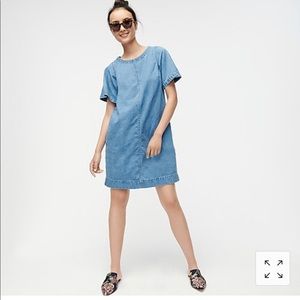 J.Crew Short Sleeve Denim Dress